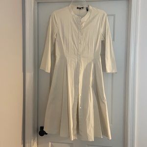 Theory white dress